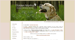 Desktop Screenshot of golden-martha.cz